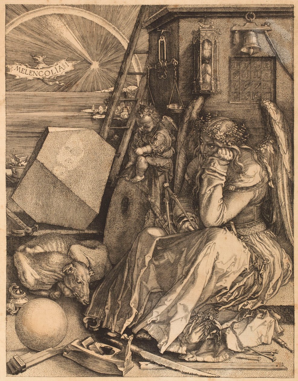 Melankoli af Albrecht Dürer