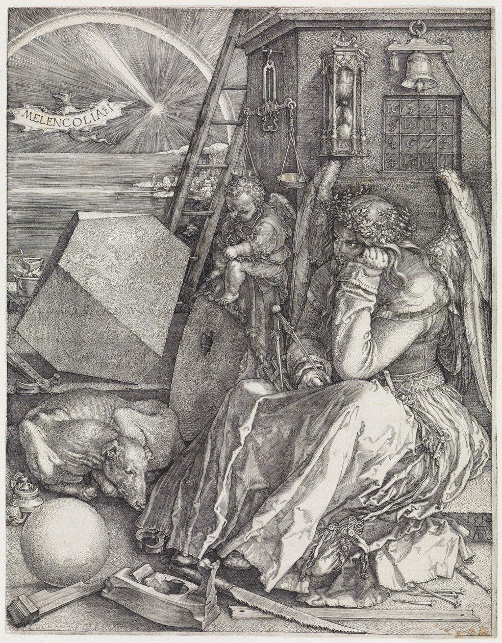 Melencolia I (Melankolien) af Albrecht Dürer