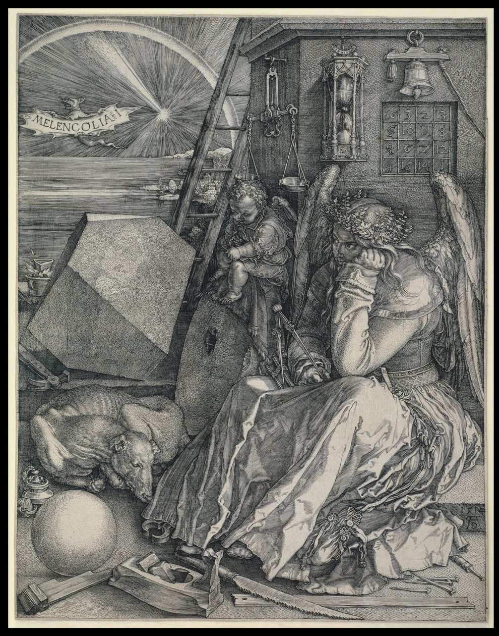Melencolia I (Melankolien) af Albrecht Dürer