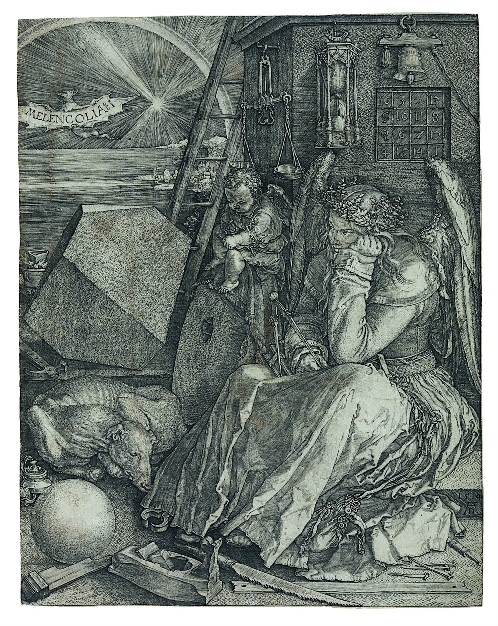 Melencolia I af Albrecht Dürer