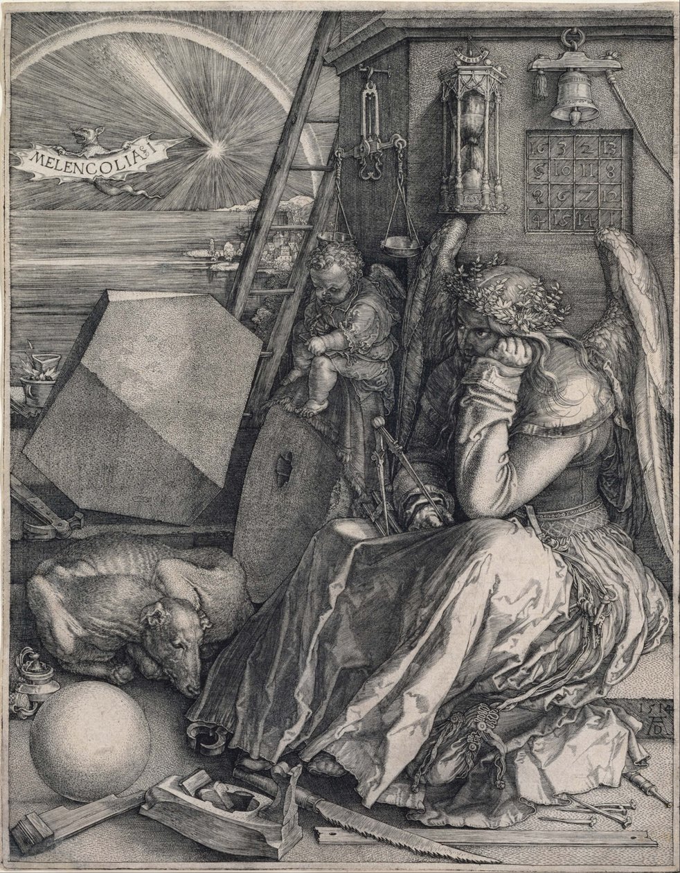 Melencolia I af Albrecht Dürer