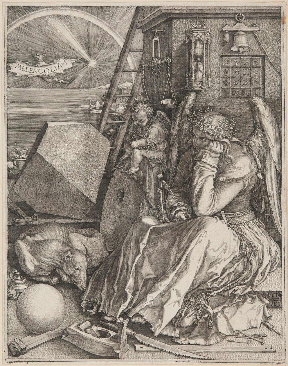 Melencolia I af Albrecht Dürer