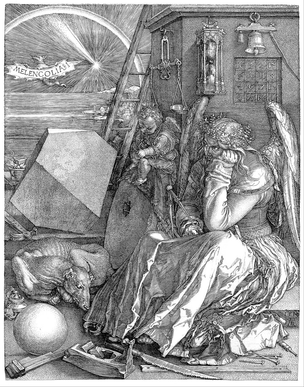 Melencolia I af Albrecht Dürer