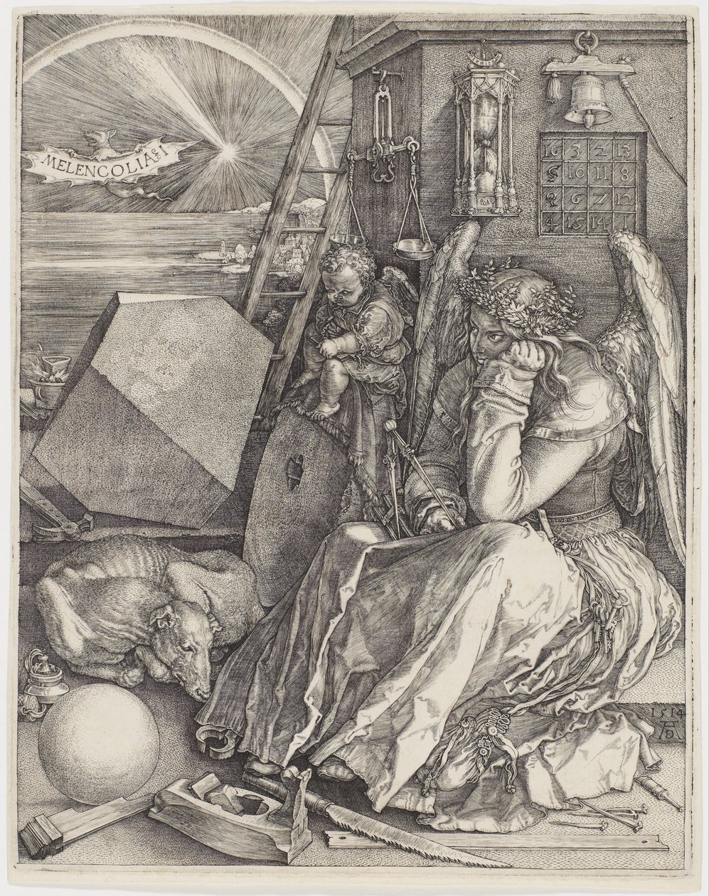Melencolia I af Albrecht Dürer
