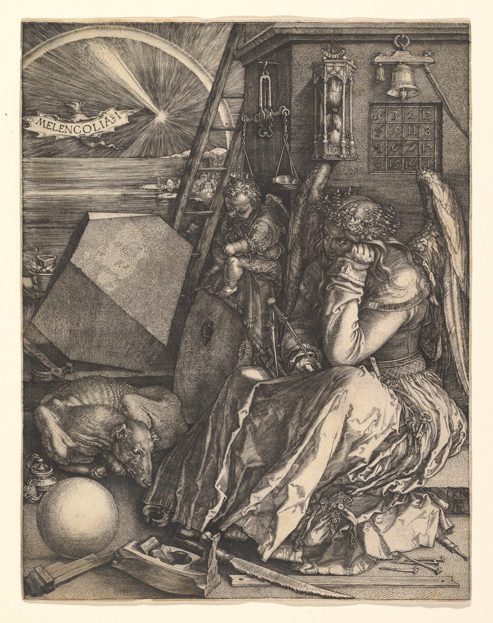 Melencolia I af Albrecht Dürer