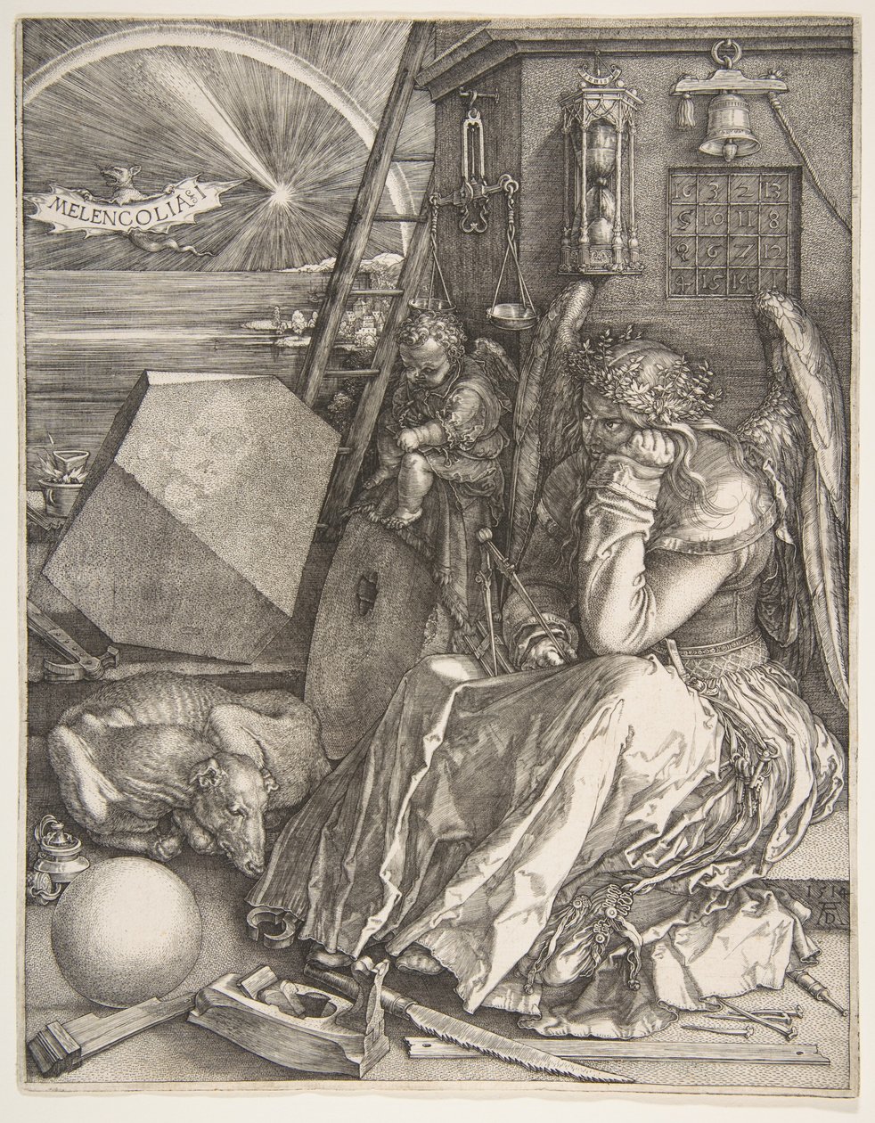 Melencolia I af Albrecht Dürer