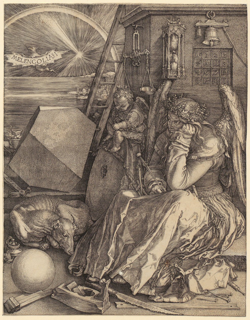 Melencolia I af Albrecht Dürer