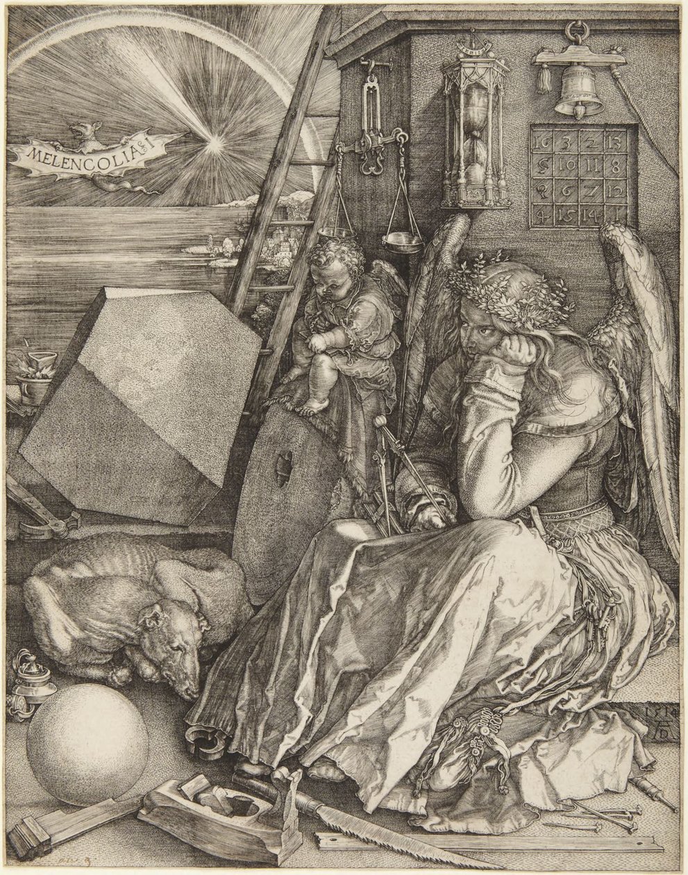 Melencolia I af Albrecht Dürer