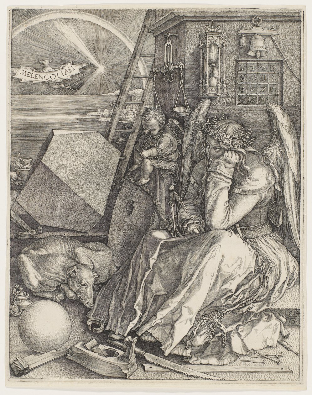 Melencolia I af Albrecht Dürer