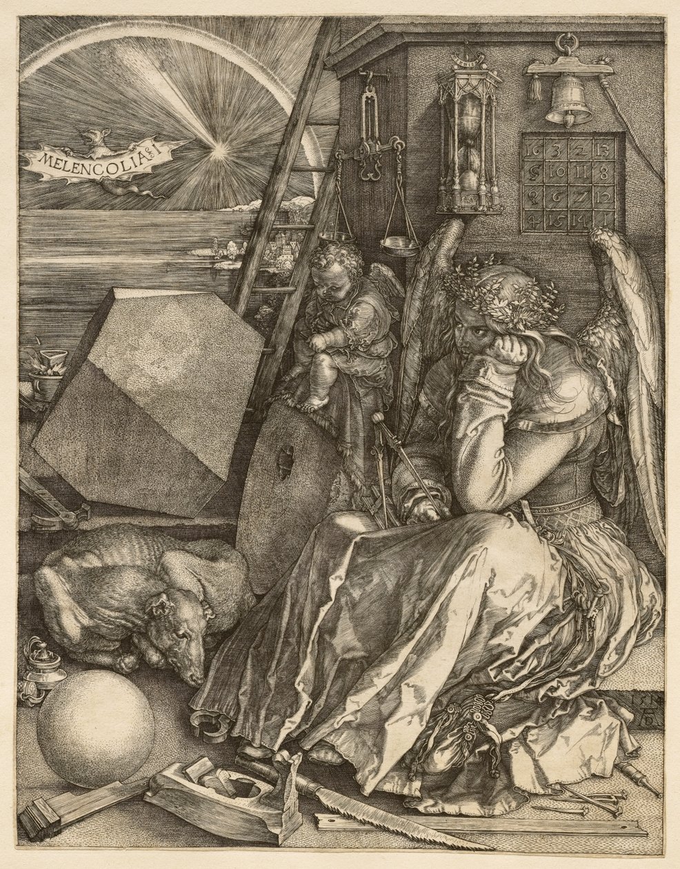 Melencolia I af Albrecht Dürer