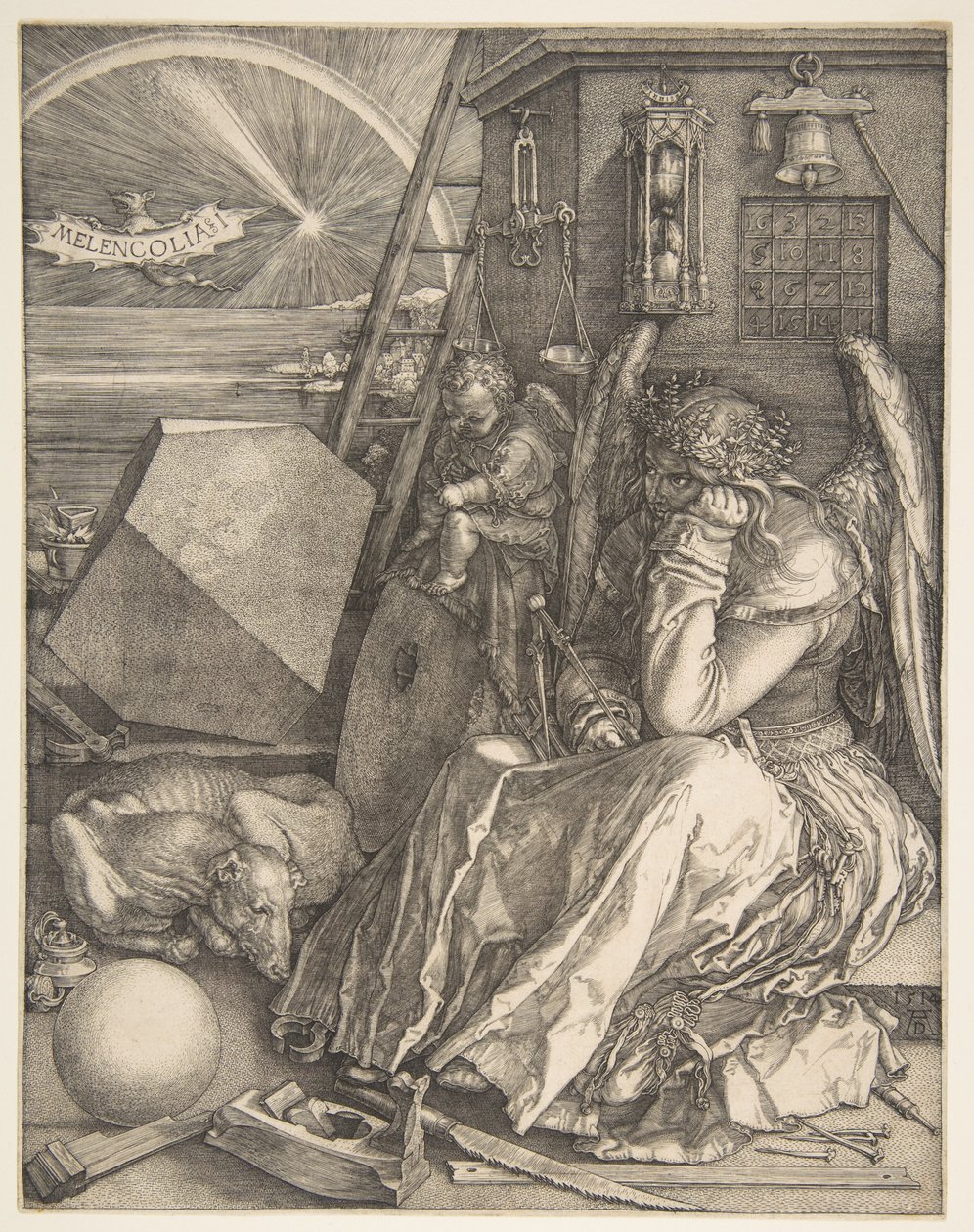 Melencolia I af Albrecht Dürer