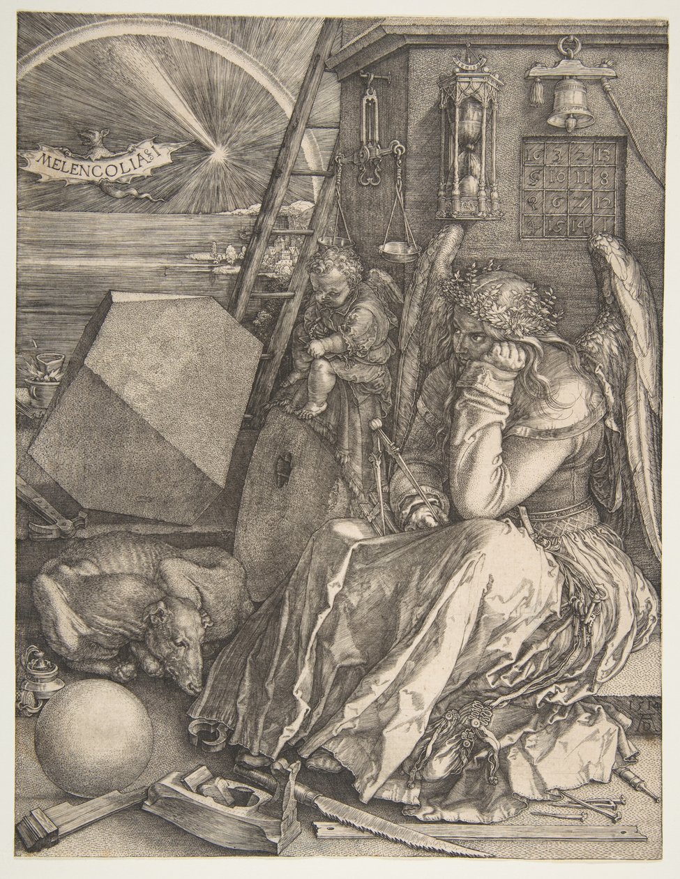 Melencolia I af Albrecht Dürer