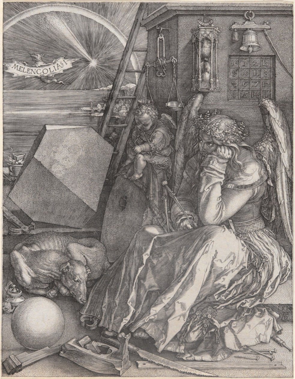 Melencolia I af Albrecht Dürer
