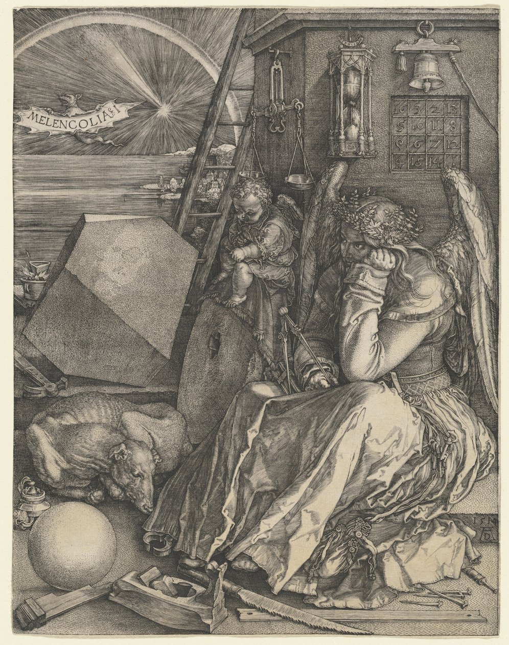 Melencolia I af Albrecht Dürer