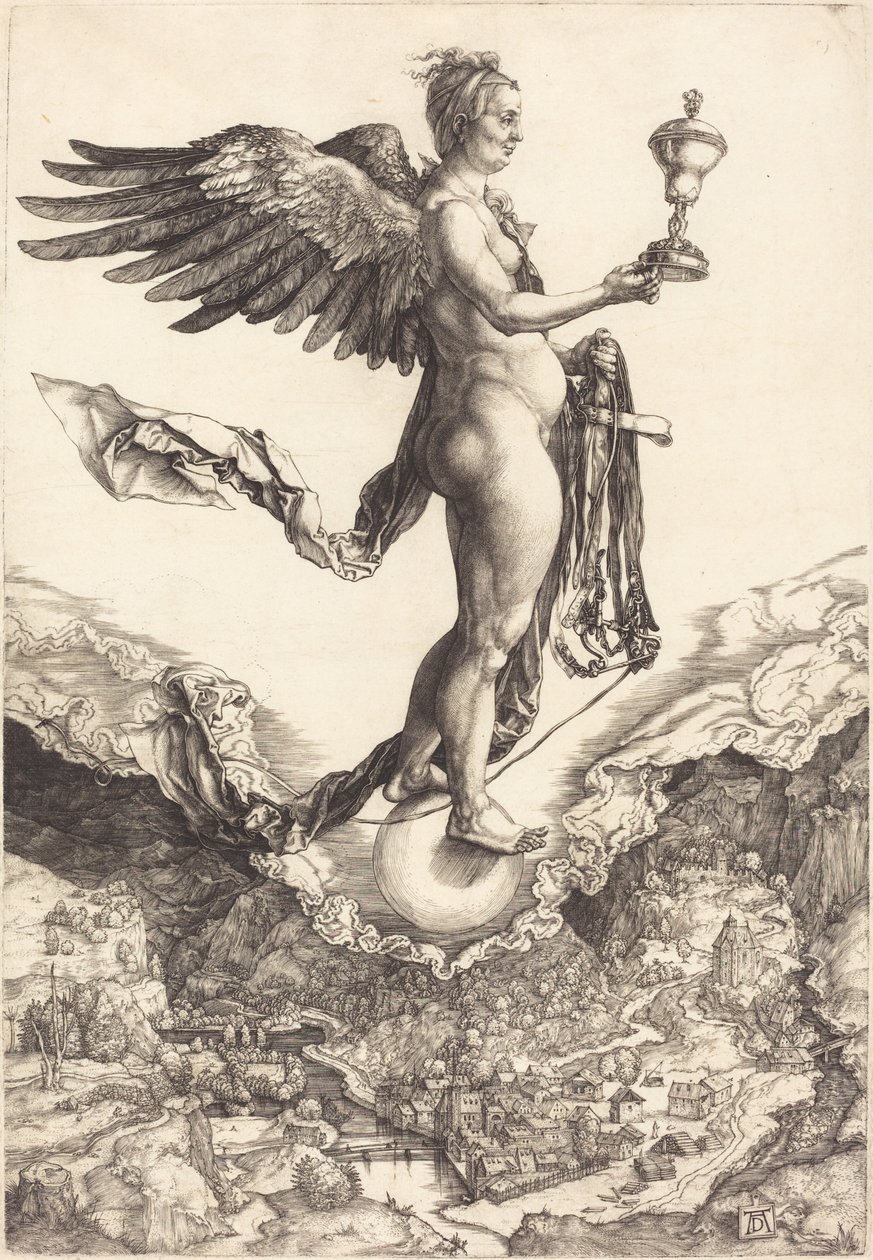 Nemesis (Den store formue) af Albrecht Dürer