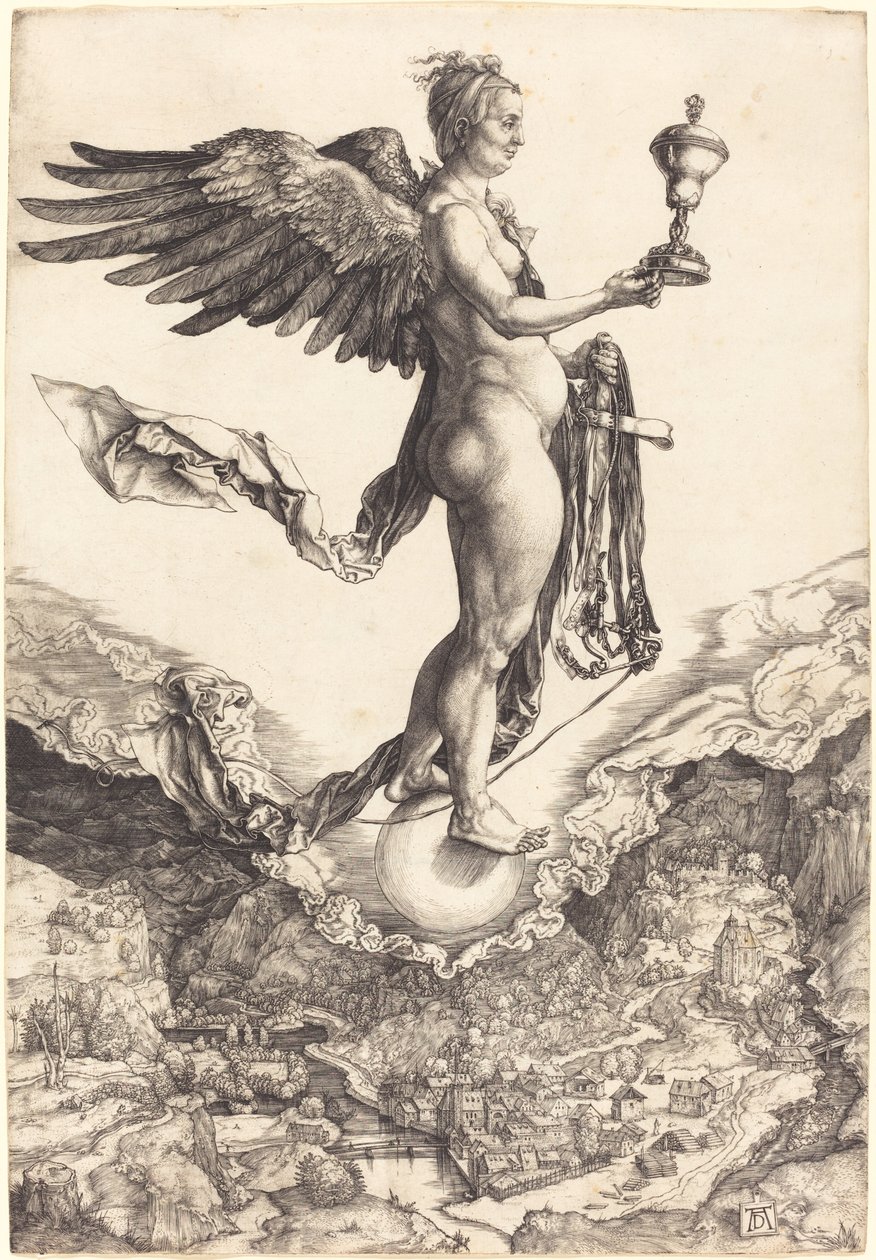 Nemesis (Den store formue) af Albrecht Dürer