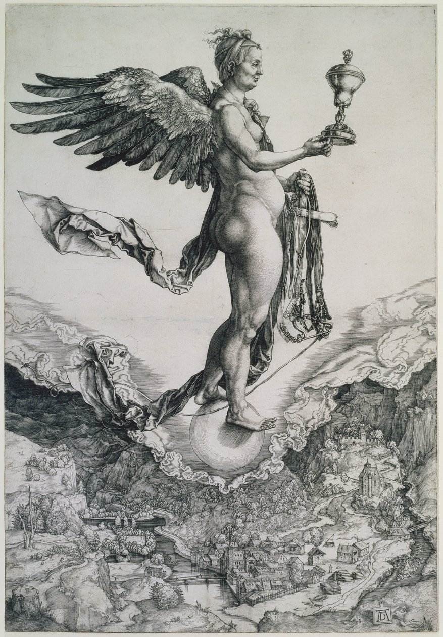 Nemesis (Den store lykke) af Albrecht Dürer
