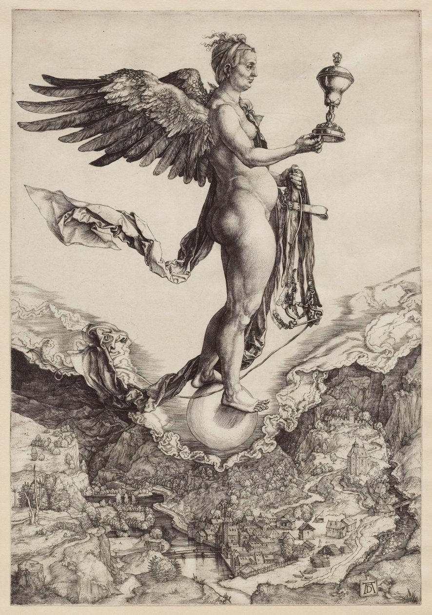 Nemesis (Den store lykke) af Albrecht Dürer
