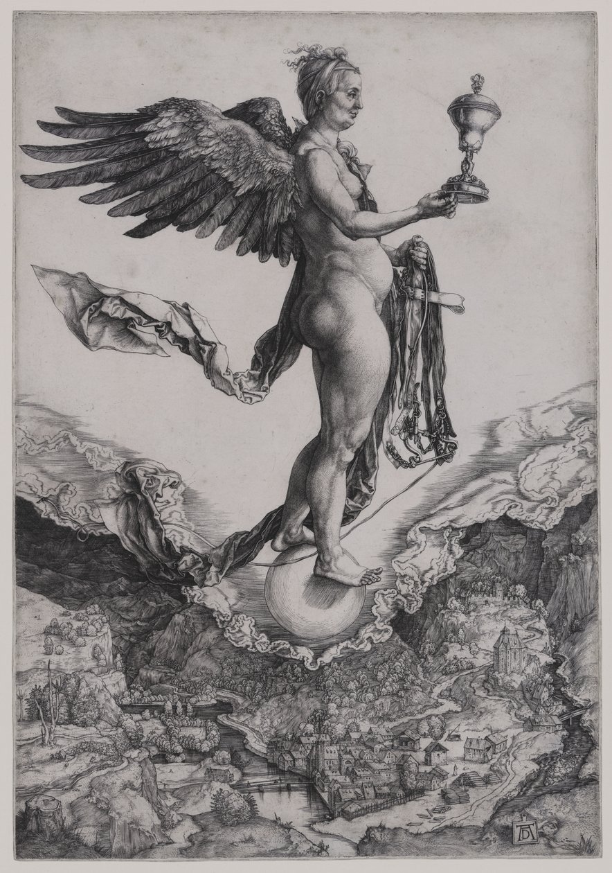 Nemesis (Den store lykke) af Albrecht Dürer