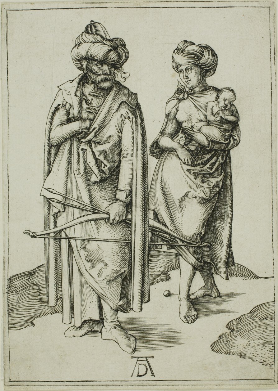 orientalsk familie af Albrecht Dürer