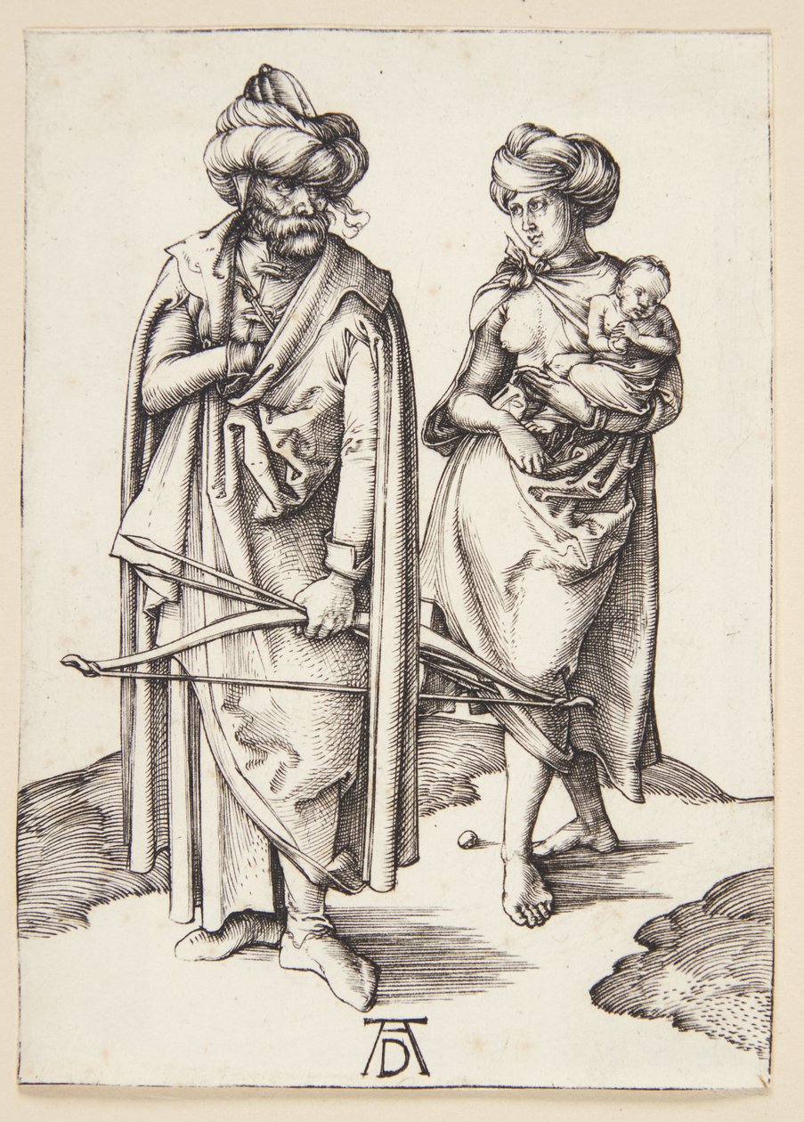 orientalsk familie af Albrecht Dürer