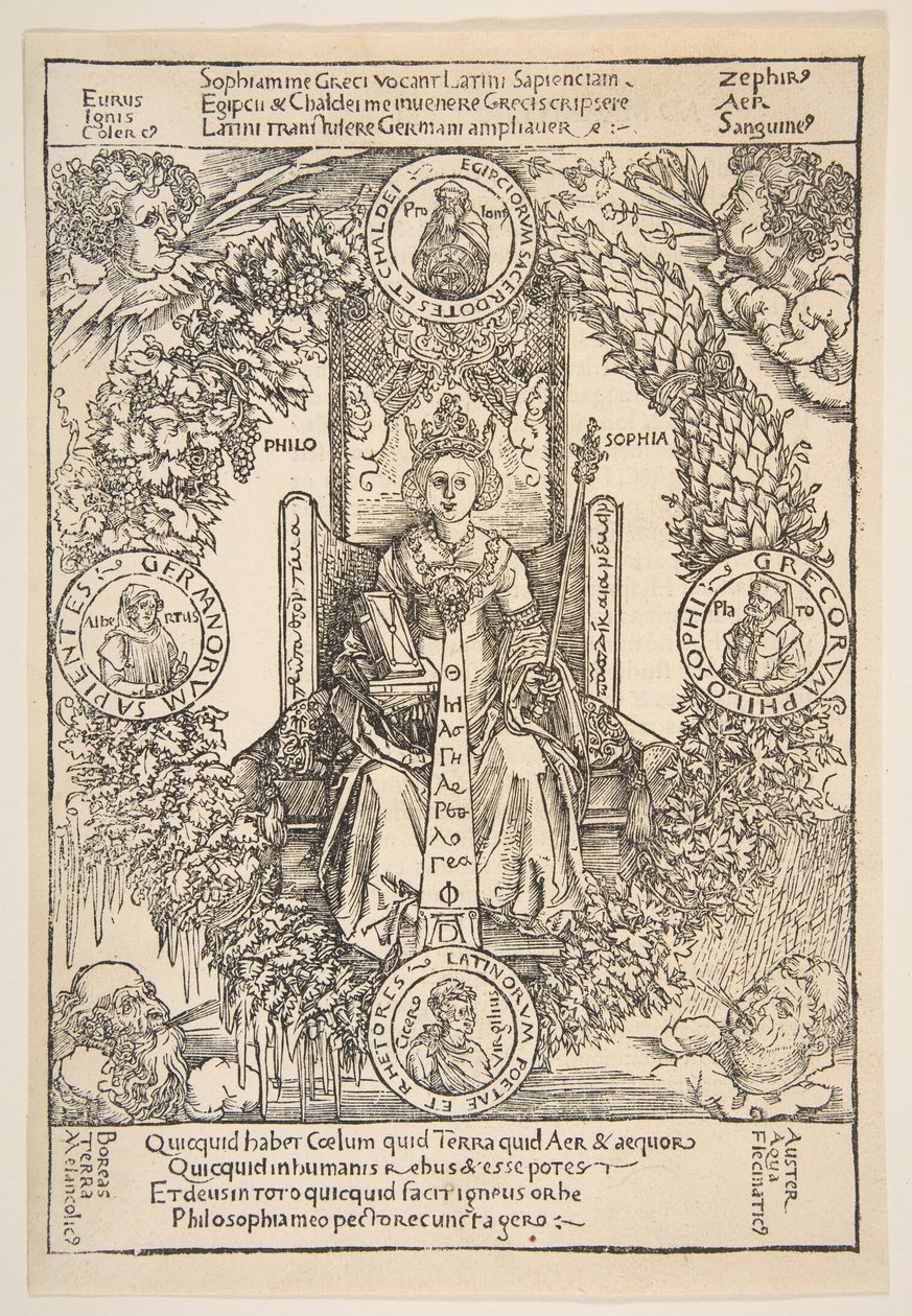 Filosofi.n.d. af Albrecht Dürer