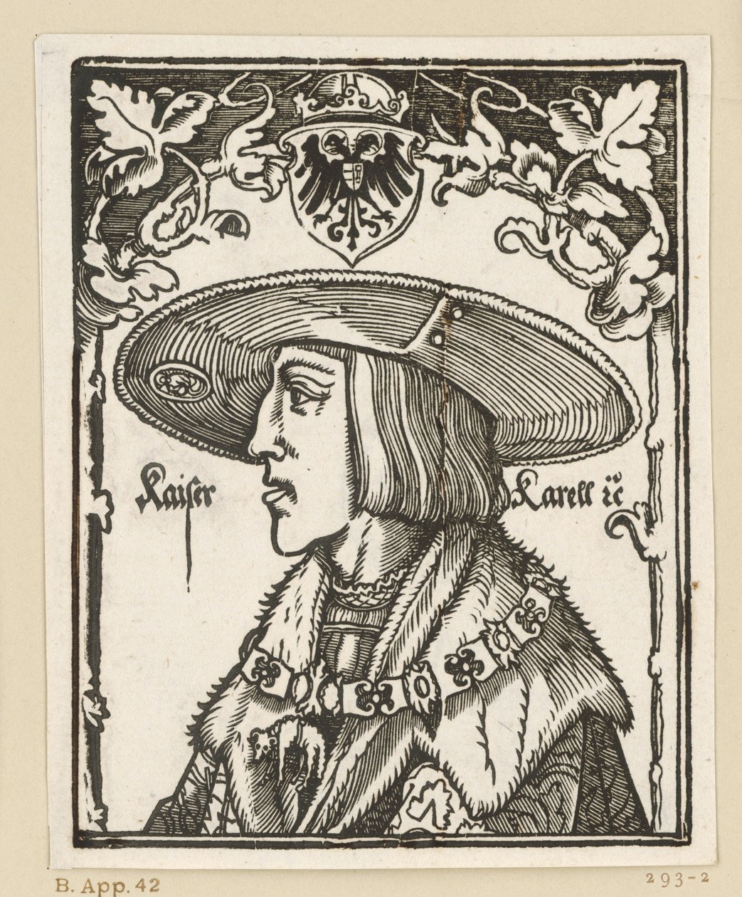 Portræt af Karl 5. af Albrecht Dürer