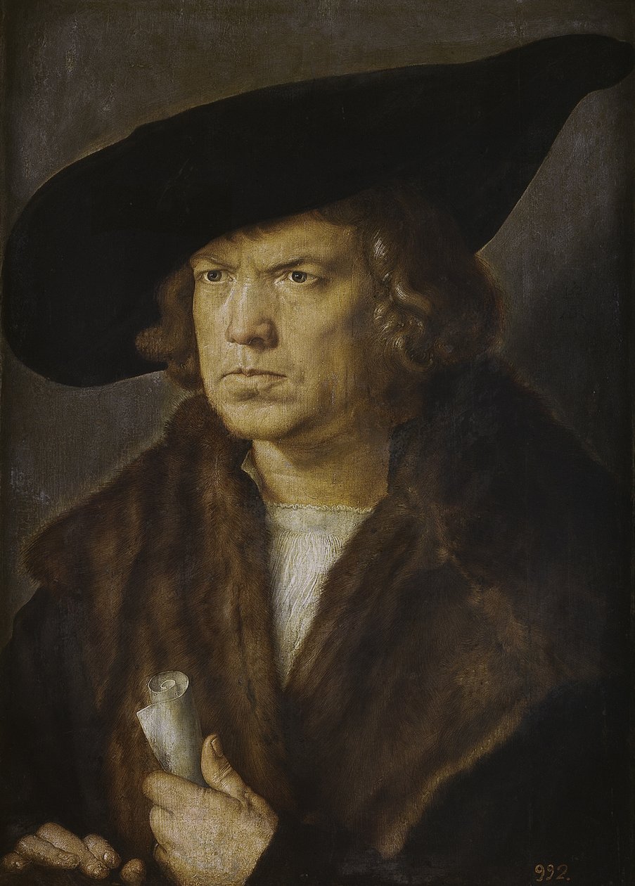 Portræt af en ukendt mand af Albrecht Dürer