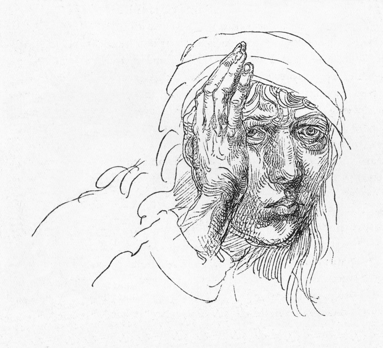 Portræt af Albrecht Durer, da han var en dreng., c1491, 1906 af Albrecht Dürer