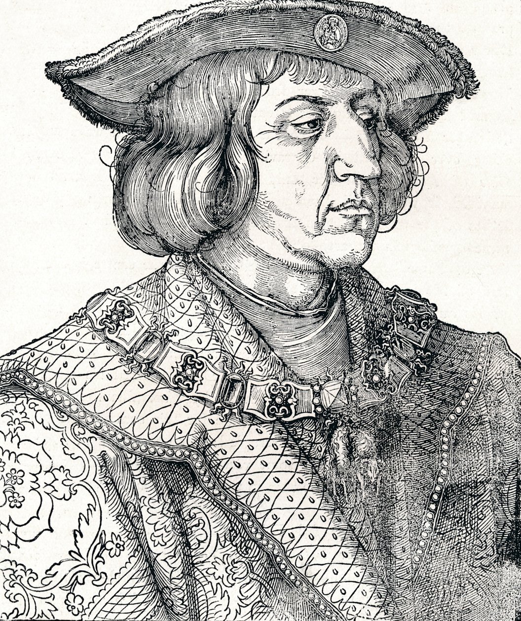 Portræt af kejser Maximilian I, 1511, 1906 af Albrecht Dürer