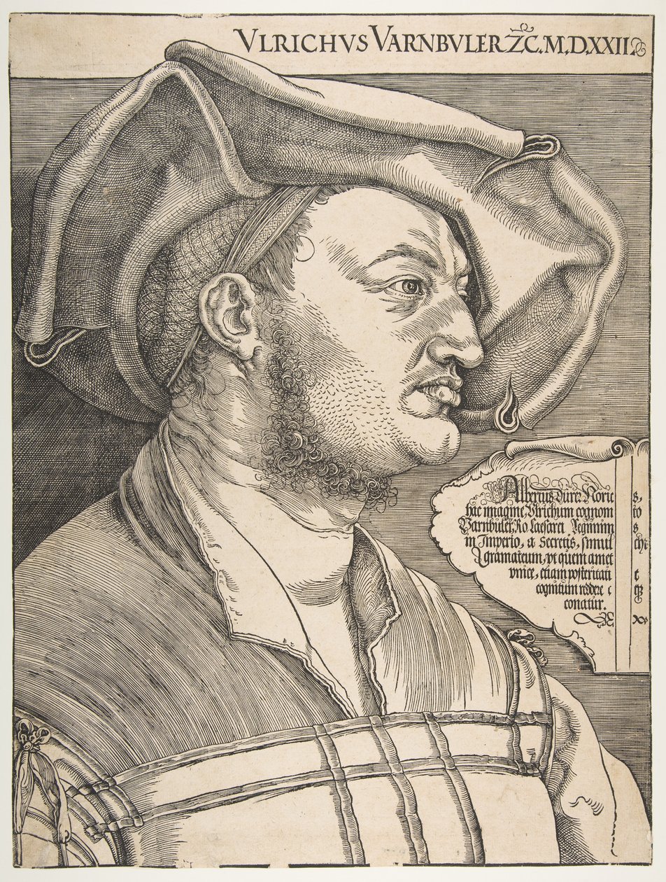 Portræt af Ulrich Varnbuler af Albrecht Dürer