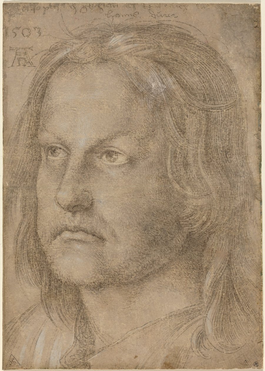 Portræt af en mand af Albrecht Dürer