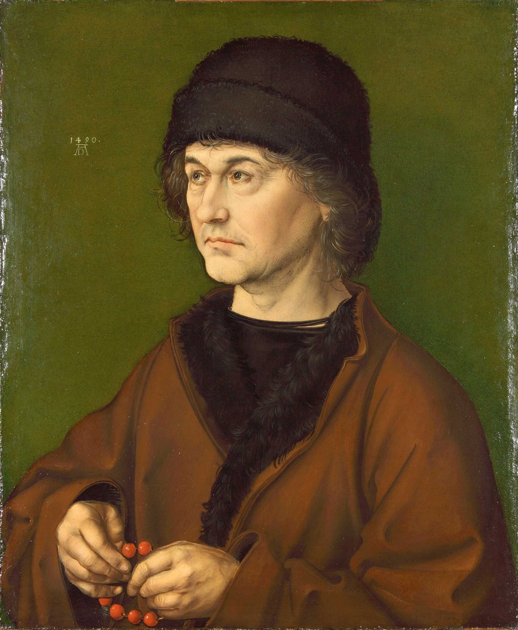 Portræt af kunstnerens far af Albrecht Dürer