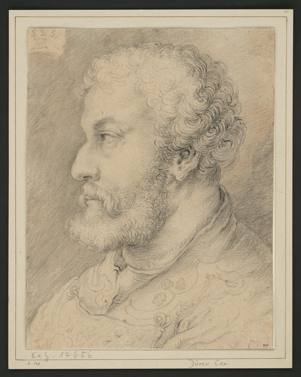 Profilportræt af Raymund Fugger? af Albrecht Dürer