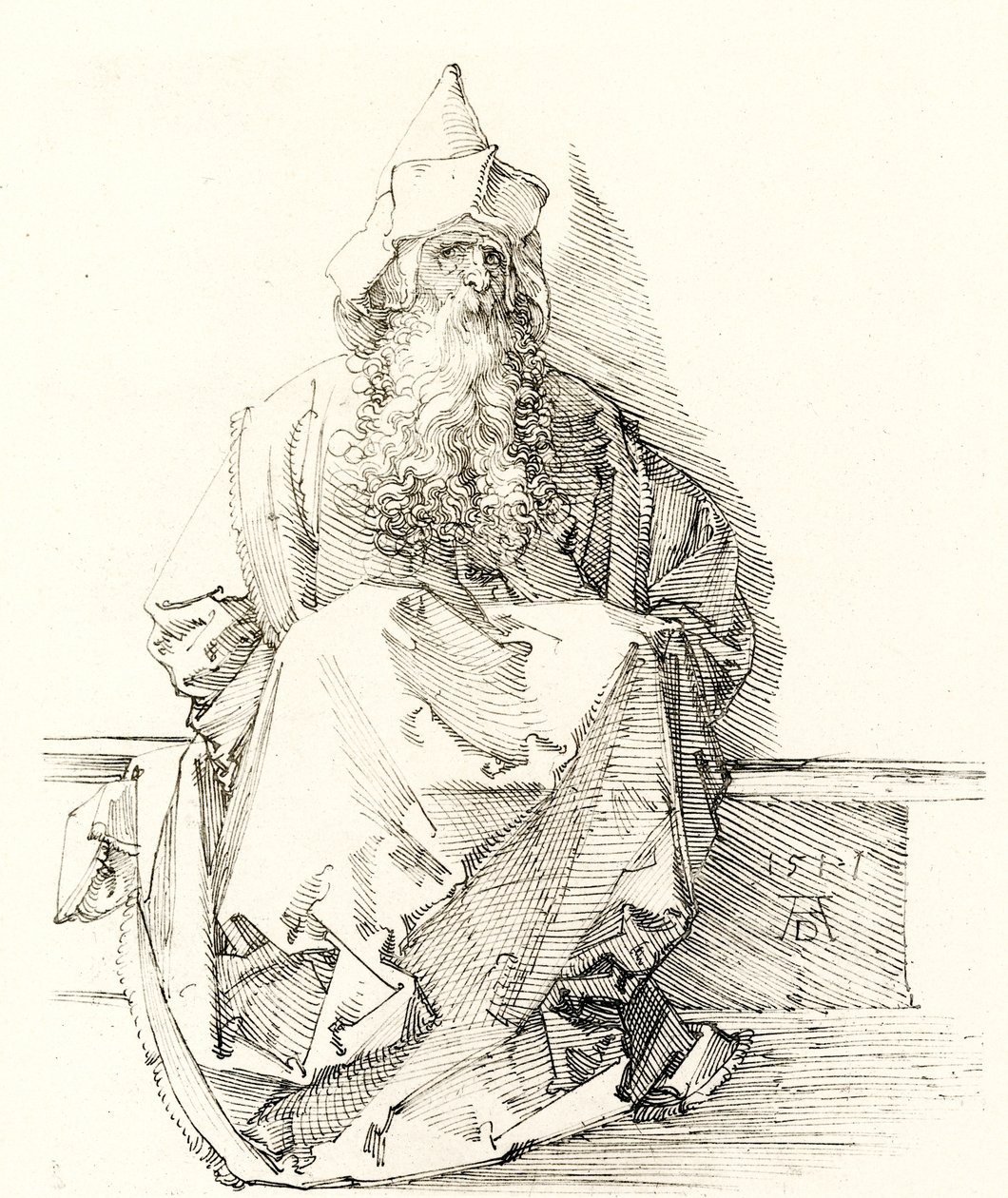 Profetfigur af Albrecht Dürer