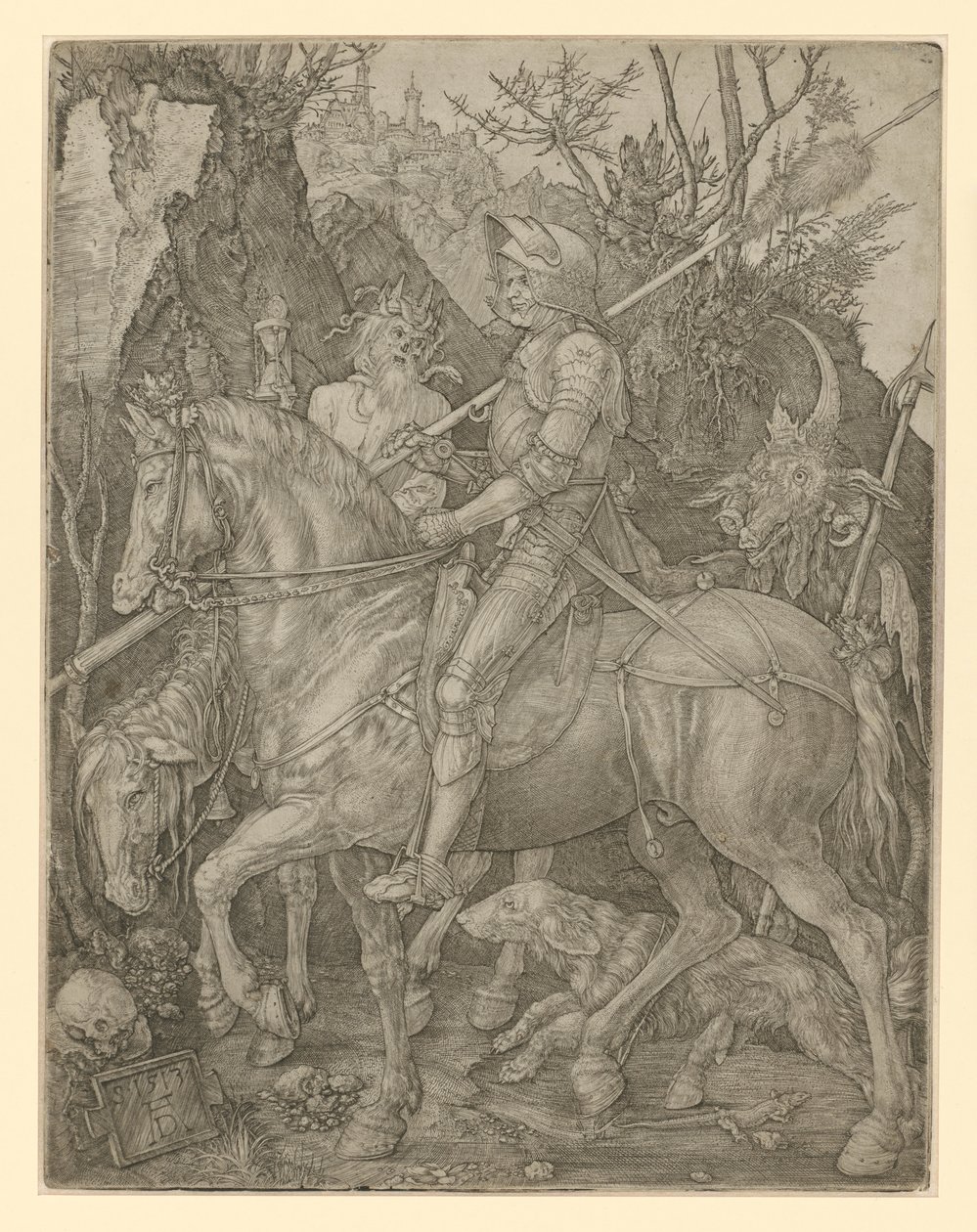Ridder, død og djævel af Albrecht Dürer
