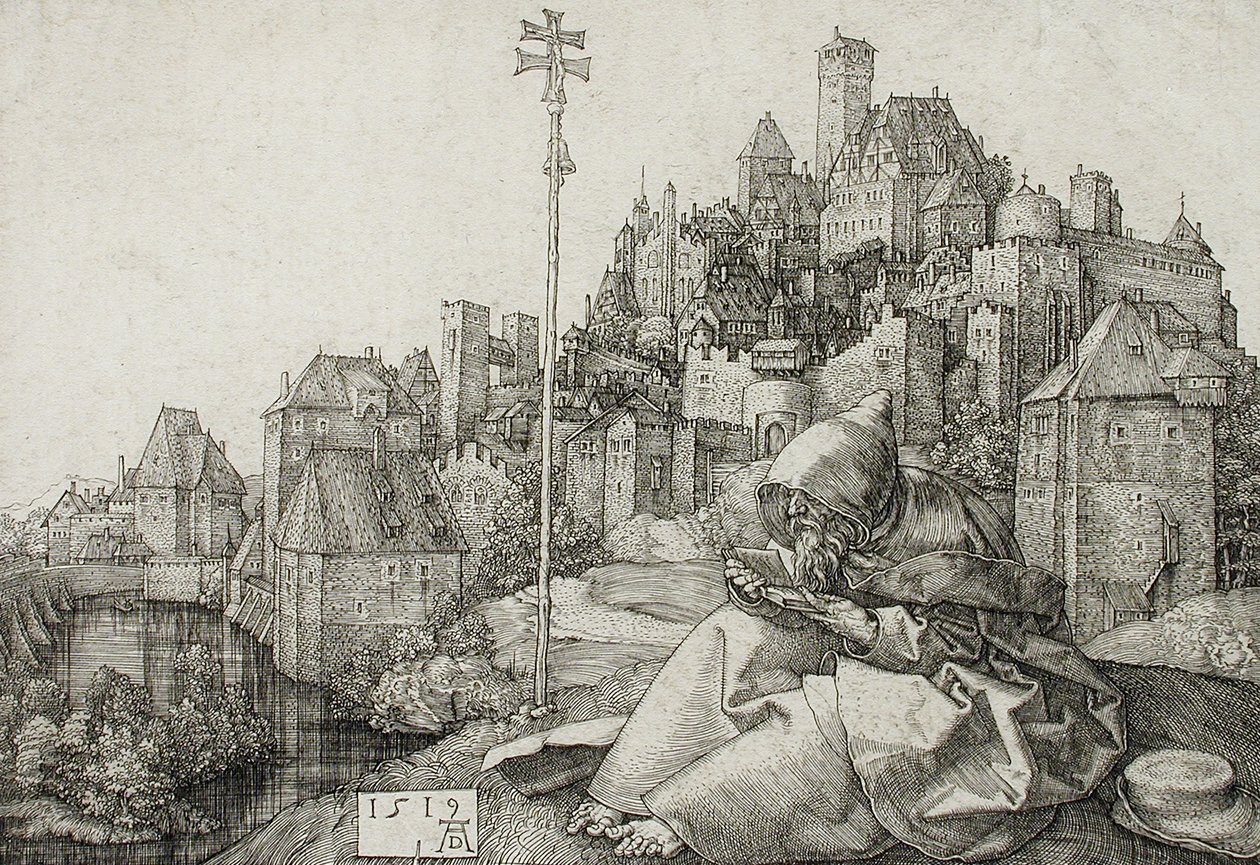 Læsning om Sankt Antonius af Albrecht Dürer