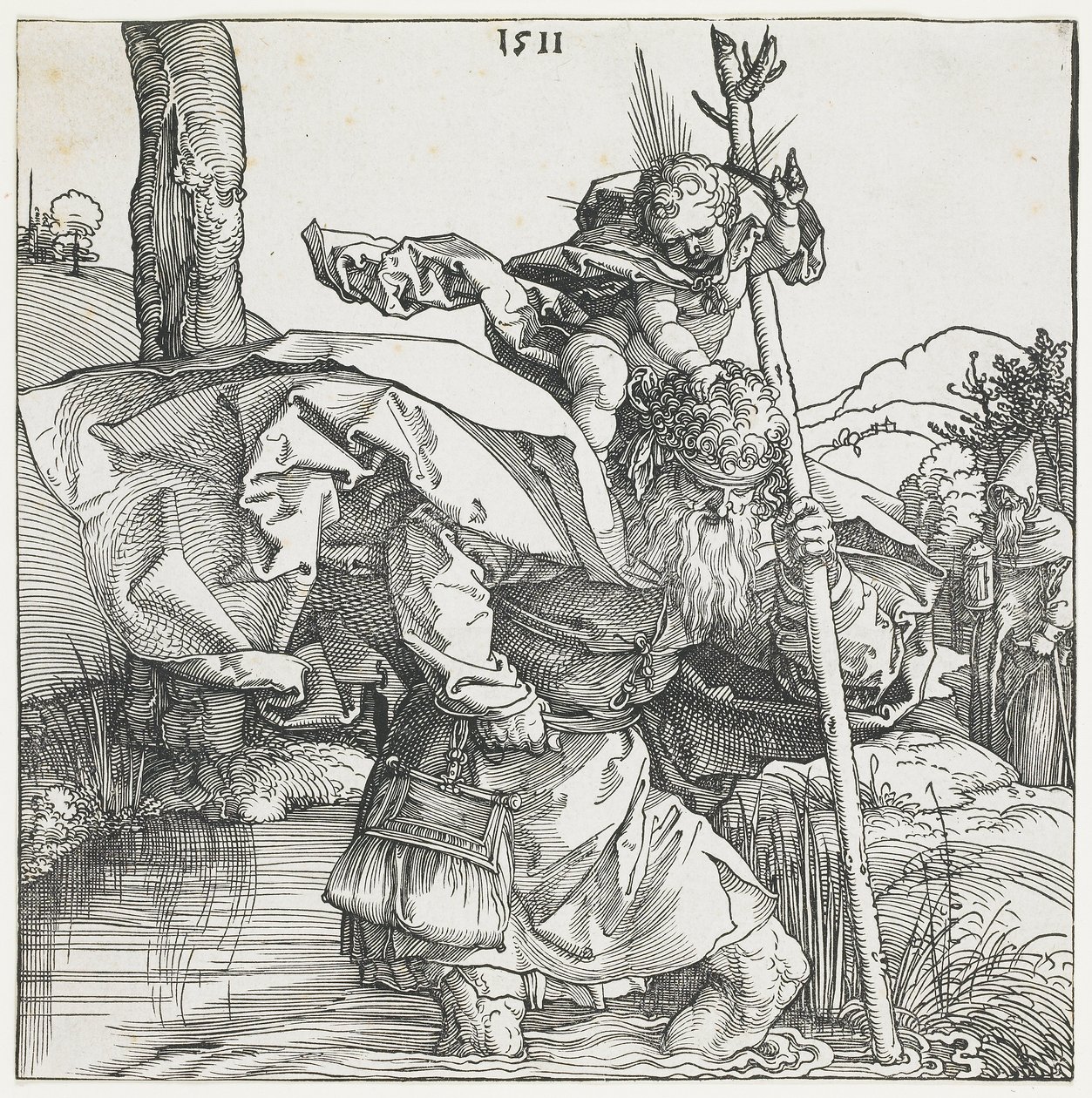 Sankt Christopher af Albrecht Dürer