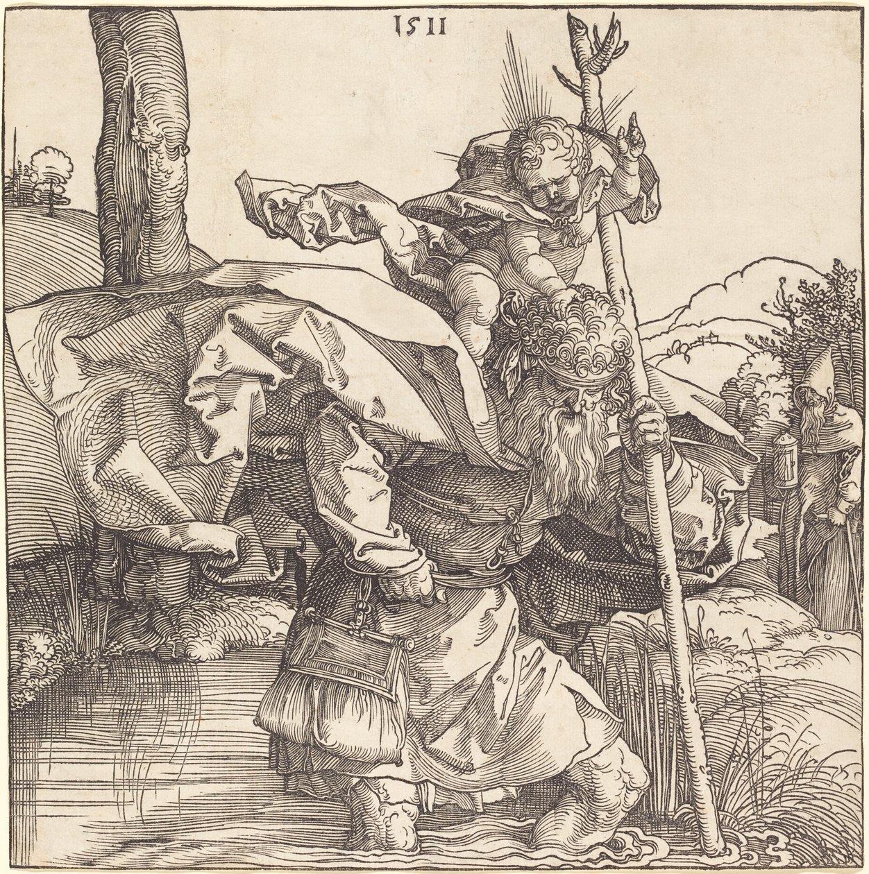 Saint Christopher af Albrecht Dürer