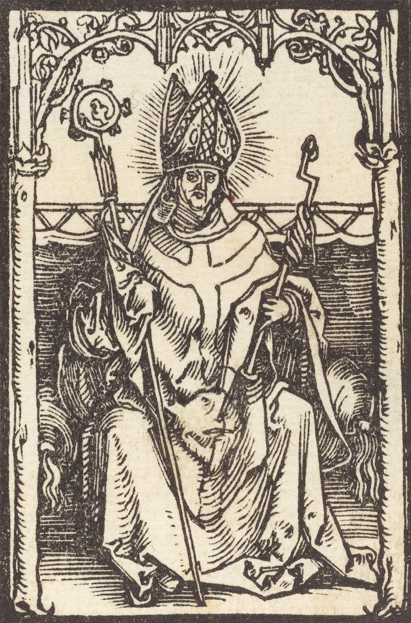 Saint Erasmus, c. 1500. af Albrecht Dürer