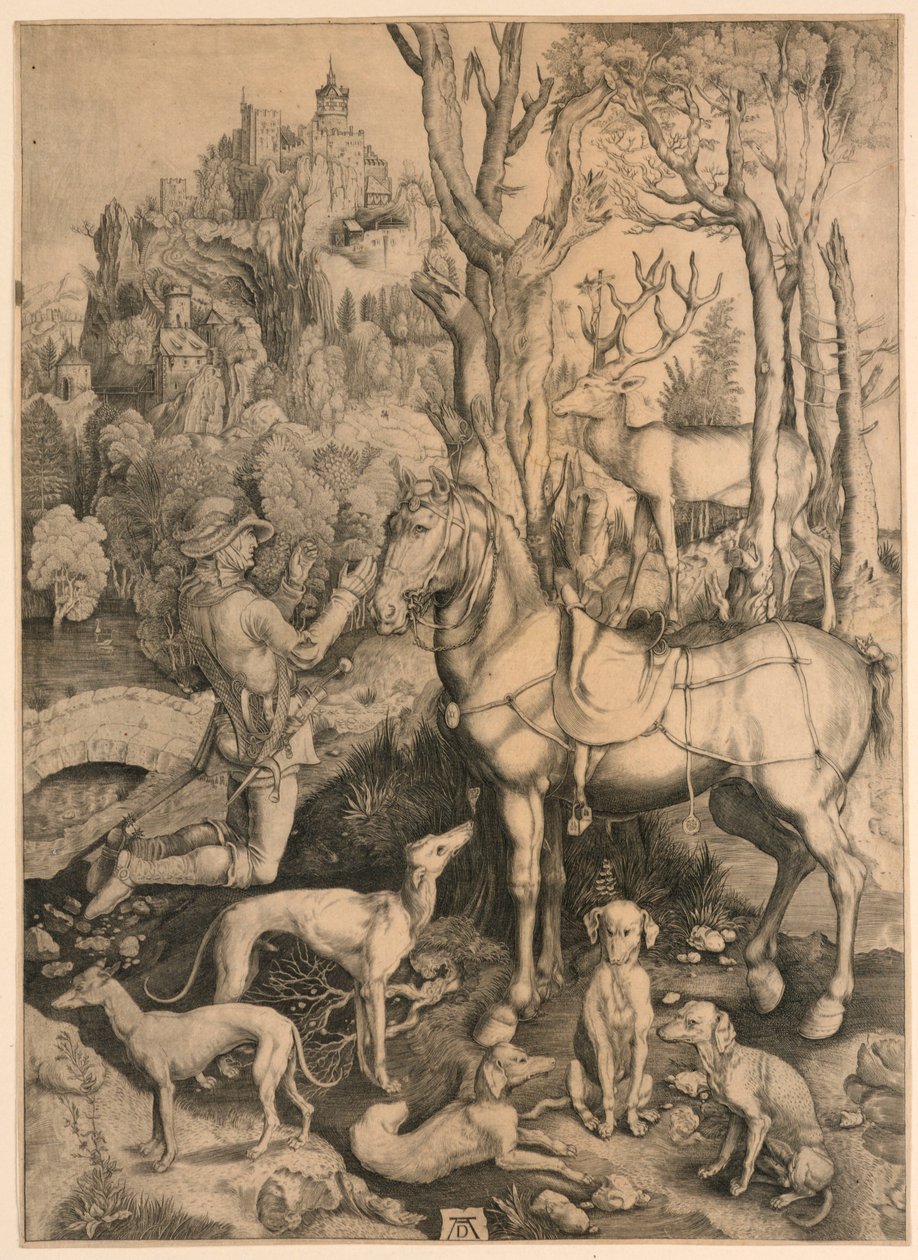 Sankt Eustace af Albrecht Dürer