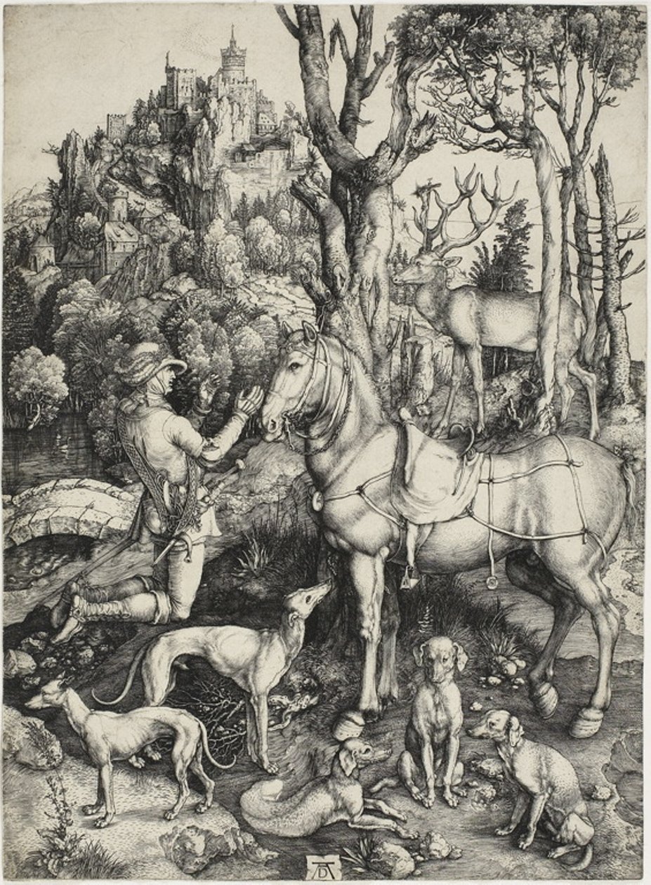 Sankt Eustace af Albrecht Dürer