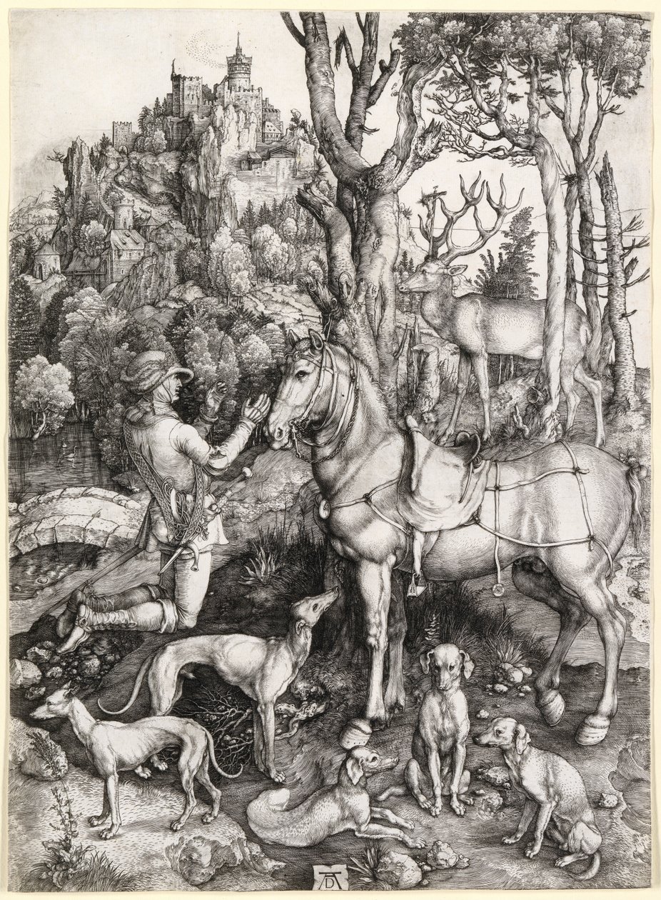 Sankt Eustace af Albrecht Dürer