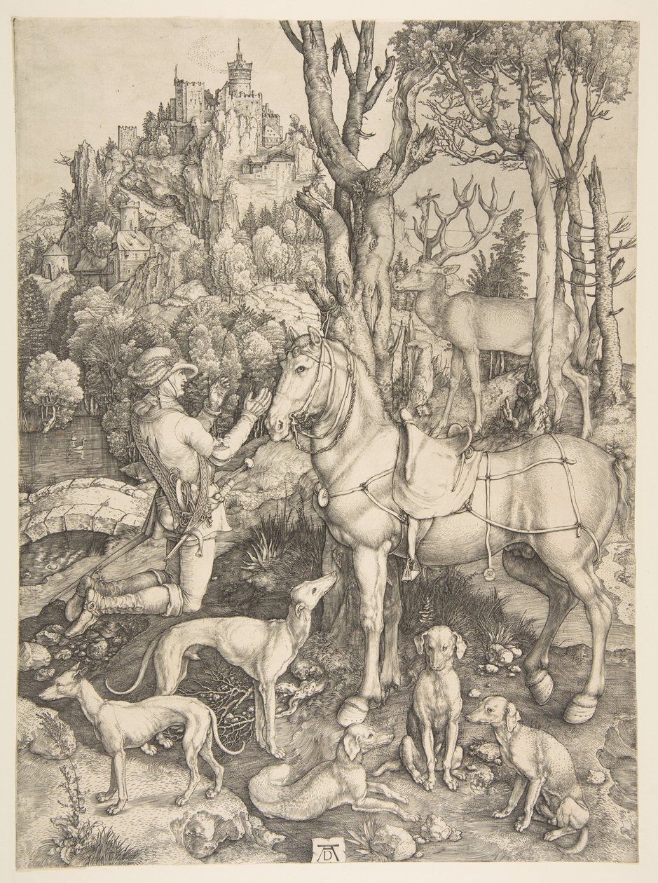 Sankt Eustace af Albrecht Dürer