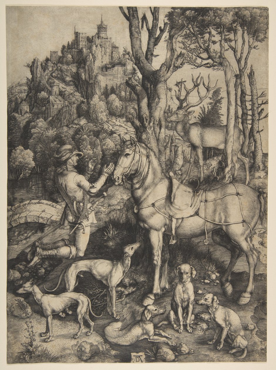 Sankt Eustachius af Albrecht Dürer