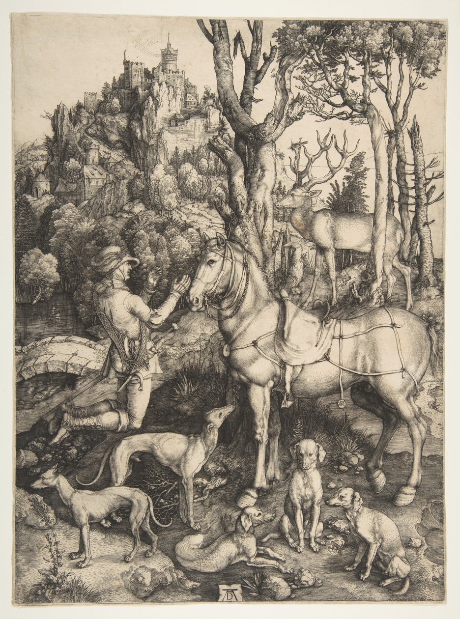 Sankt Eustachius af Albrecht Dürer