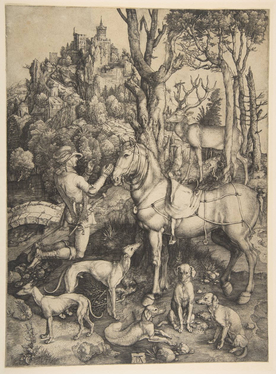 Sankt Eustachius af Albrecht Dürer