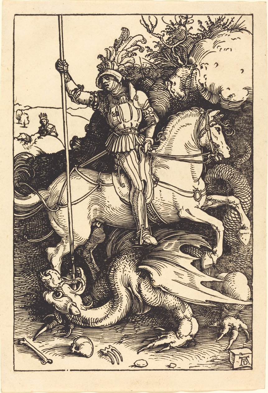 Saint George dræber dragen af Albrecht Dürer
