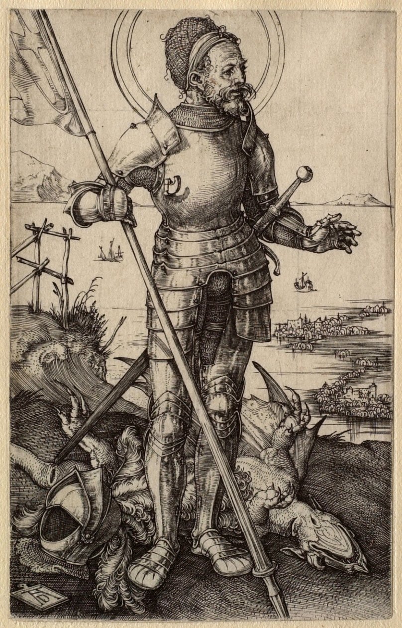 Sankt Georg til fods af Albrecht Dürer