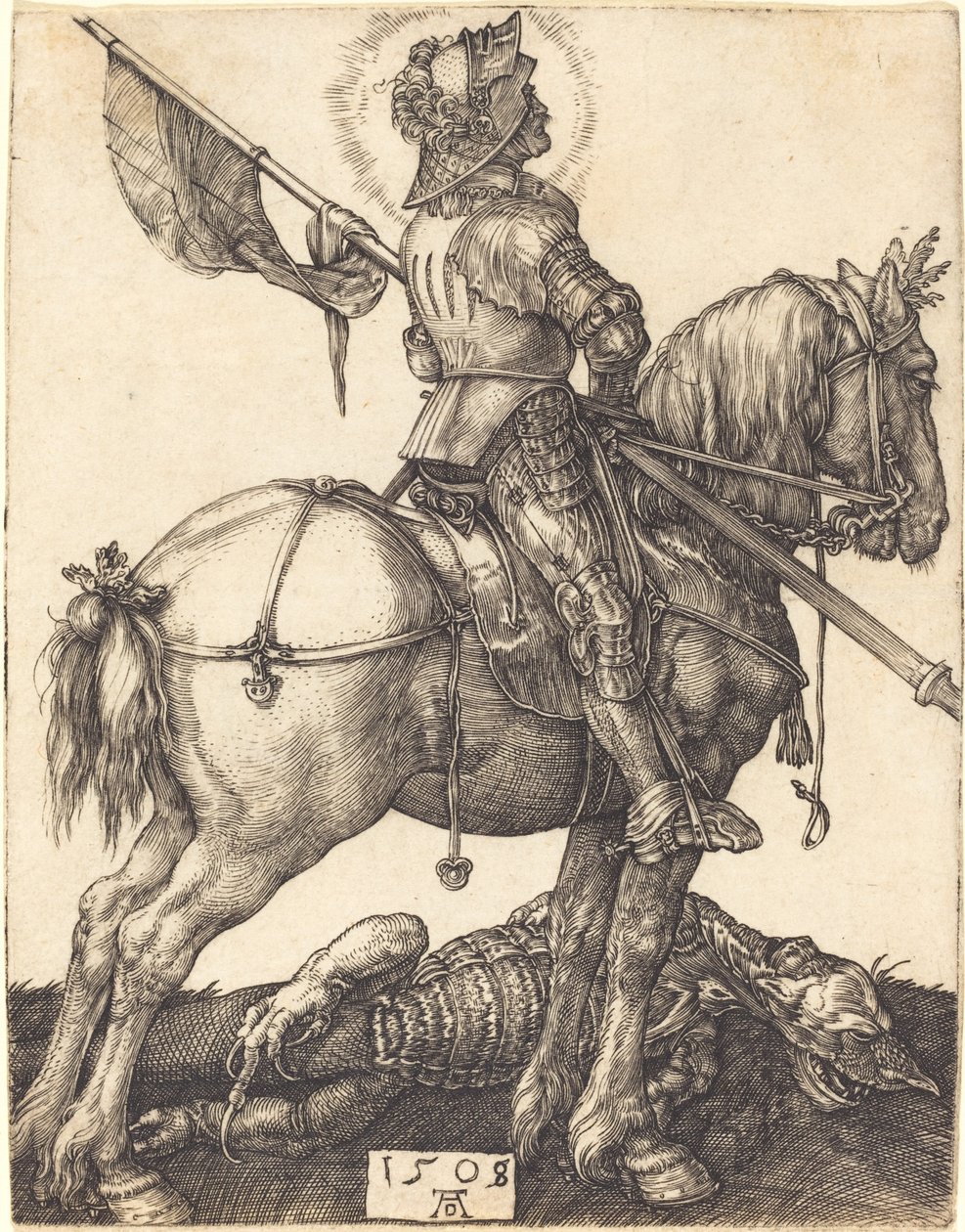 Sankt Georg til hest af Albrecht Dürer